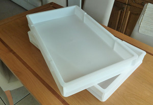 Pizza dough trays